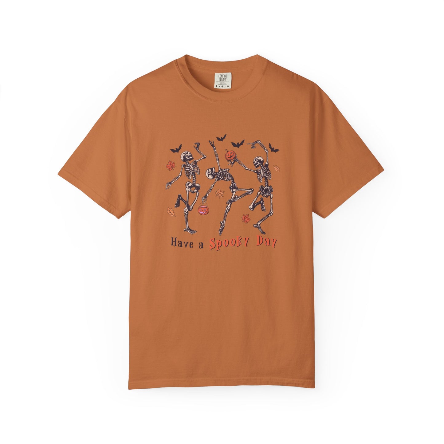 Spooky Skeleton Dance T-Shirt, | Have a Spooky Day | Halloween Costume, Unisex Tee, Casual Wear, Fun Seasonal Gift, Festive Apparel