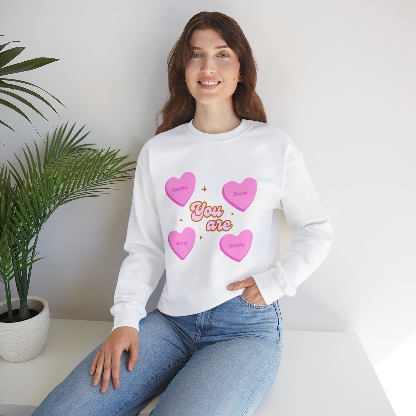 You Are Loved Unisex Heavy Blend™ Crewneck Sweatshirt