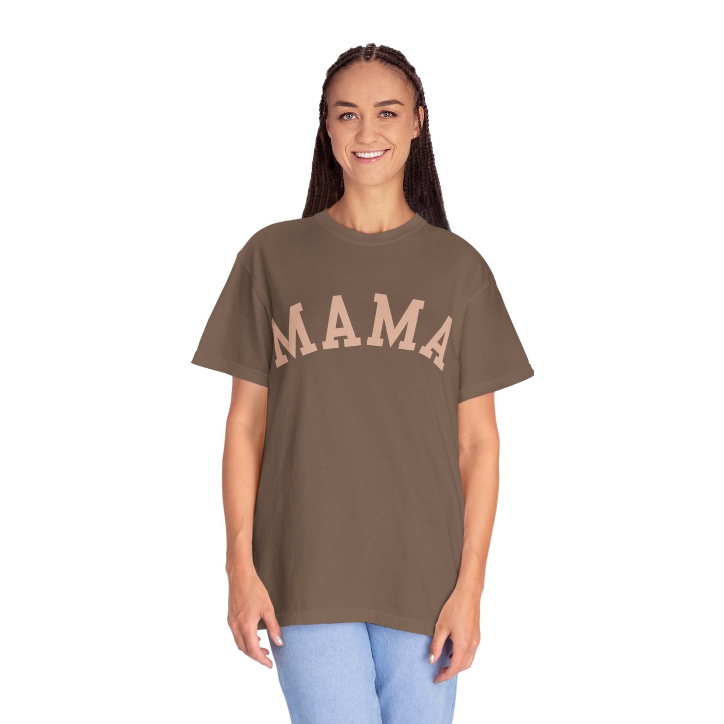 Mama Garment-Dyed T-Shirt, Unisex Tee, Mother's Day Gift, Casual Wear, Comfortable Parenting Shirt, Stylish Gift for Moms