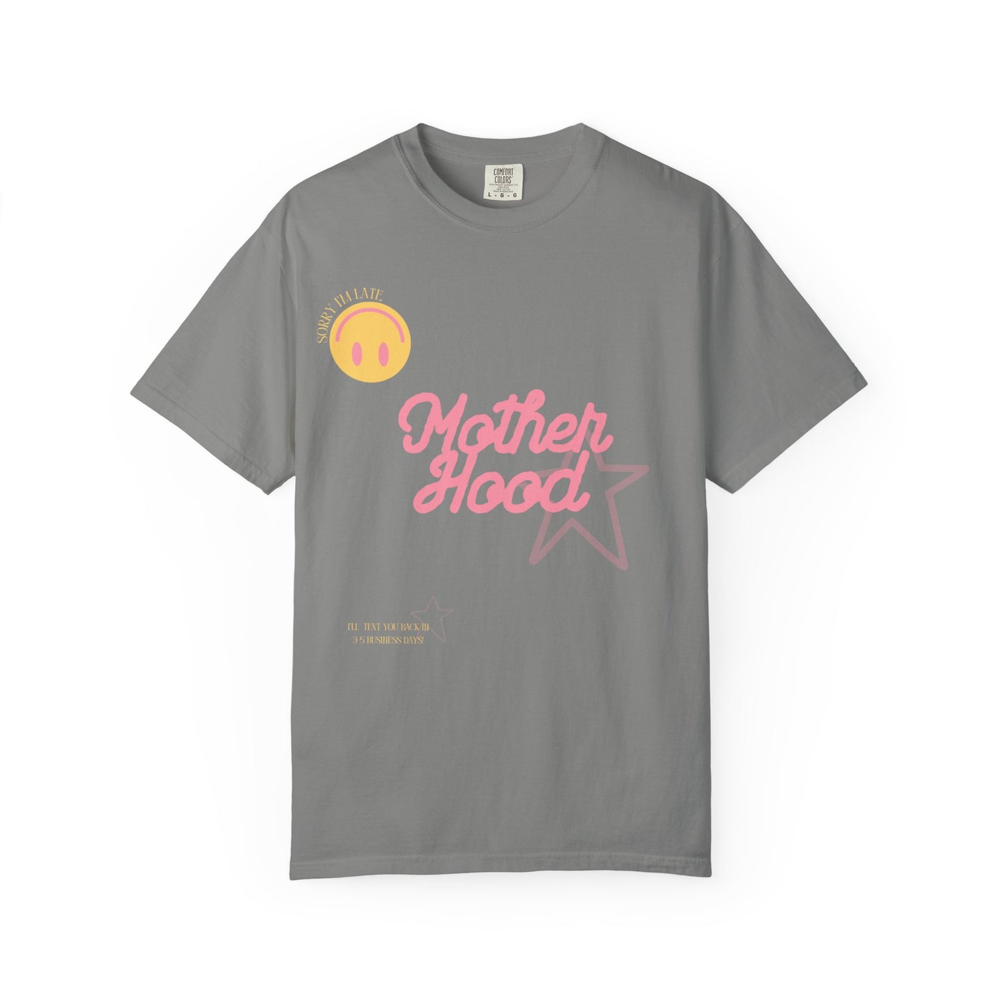 Funny Motherhood Unisex Tee - Sorry I'm Late