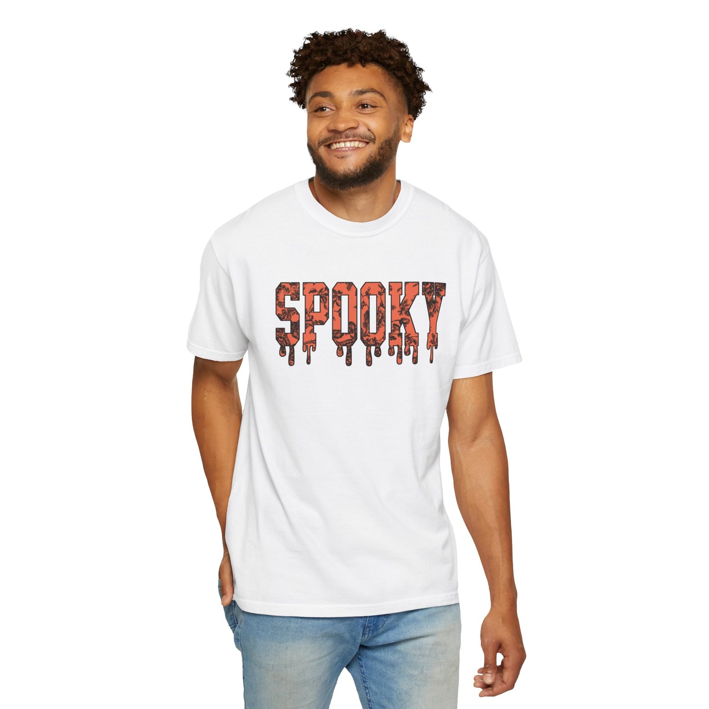 Spooky Unisex T-shirt, Halloween Tee, Casual Wear, Gift for Friends, Spooky Season Apparel, Halloween Party Shirt