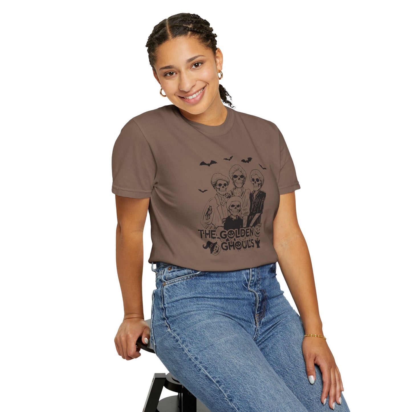 Halloween Graphic Tee, The Golden Ghouls Shirt, Spooky Unisex T-shirt, Fall Fashion, Halloween Costume Top