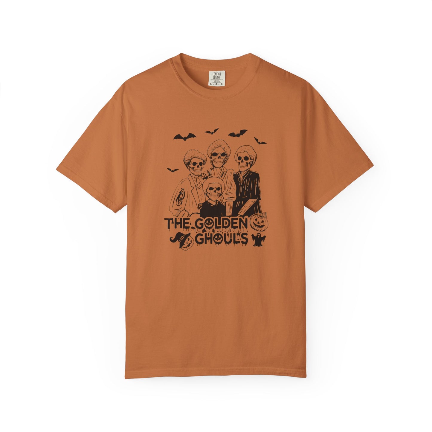 Halloween Graphic Tee, The Golden Ghouls Shirt, Spooky Unisex T-shirt, Fall Fashion, Halloween Costume Top
