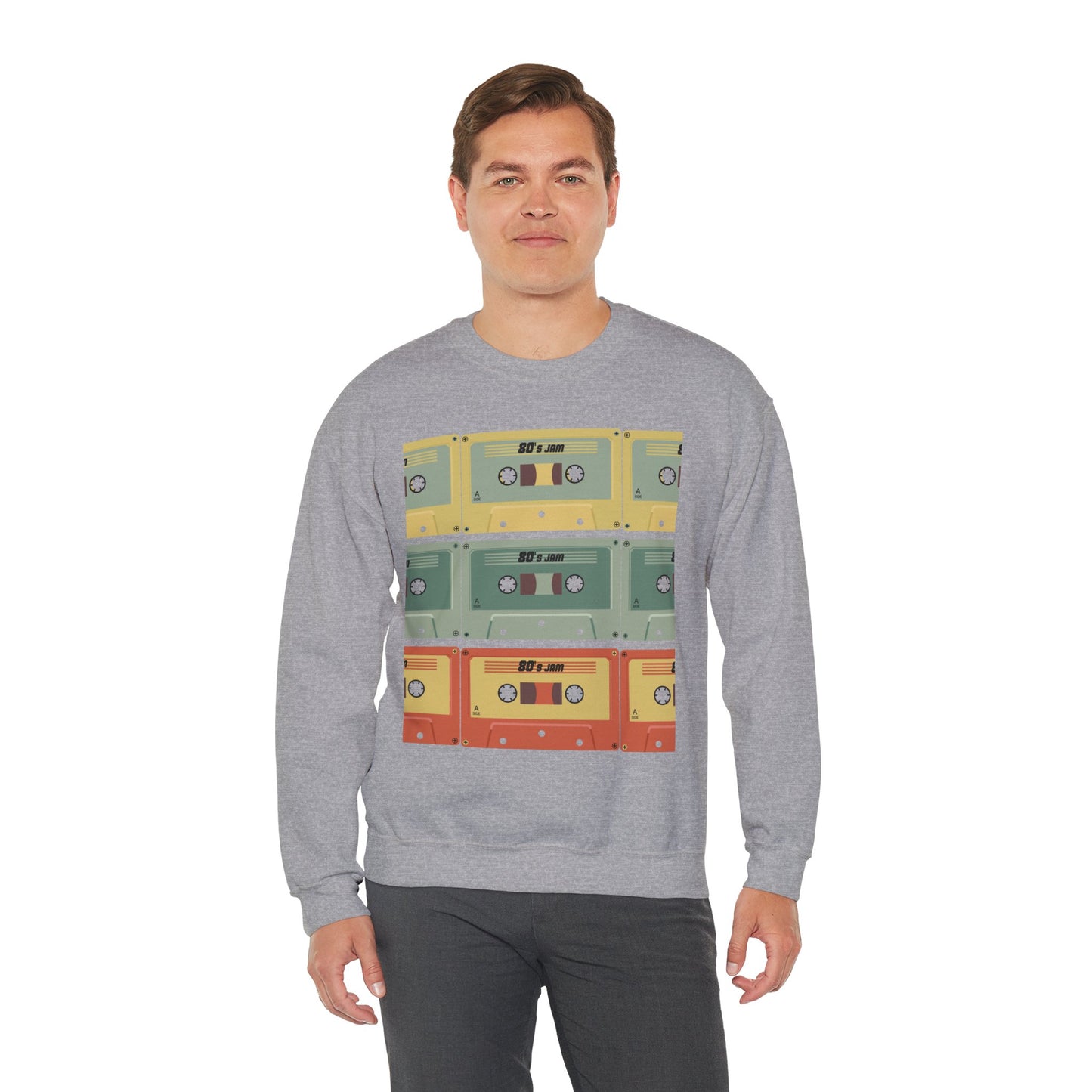 Vintage Cassette Tape Unisex Heavy Blend™ Crewneck Sweatshirt