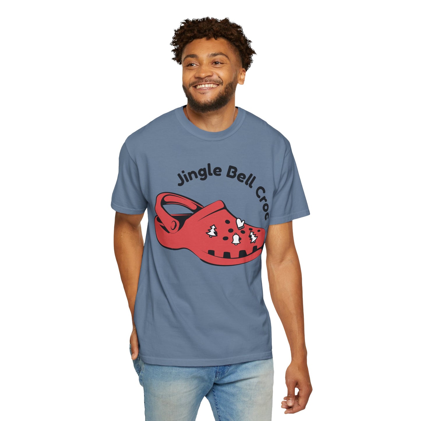 Jingle Bell Croc T-Shirt - Fun Holiday Graphic Tee