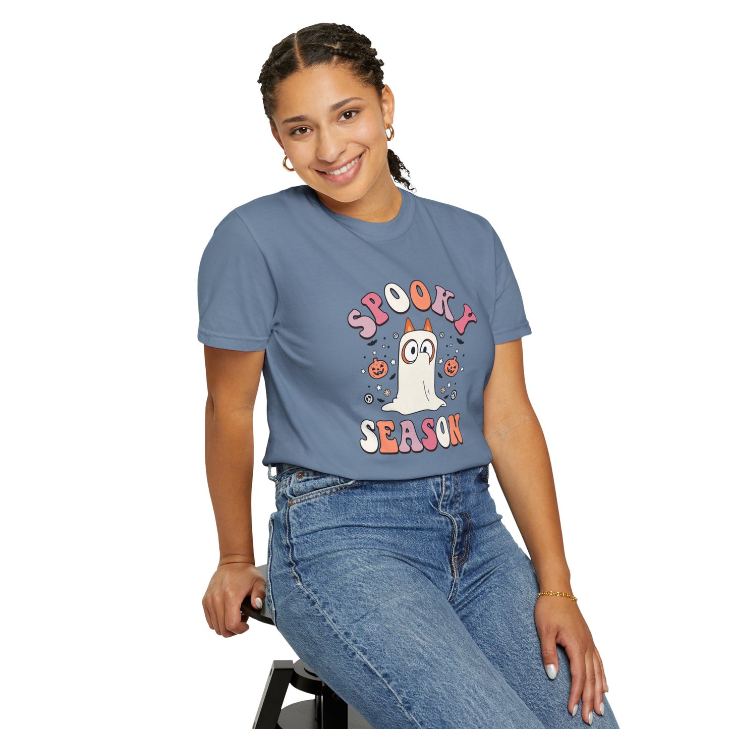 Spooky Season T-Shirt, Unisex Halloween Shirt, Cute Ghost Tee, Fall Fashion, Casual Wear for Halloween Parties