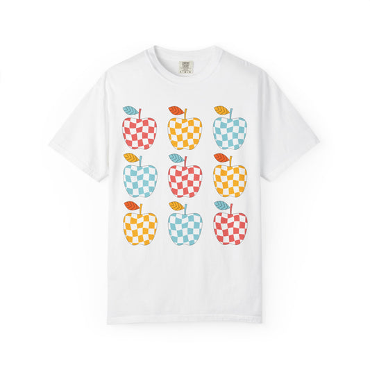 Teacher Funky Colorful Apples T-Shirt