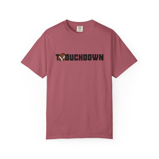 Touchdown Unisex Garment-Dyed T-shirt - Perfect for Game Day, Gifts, Sports Events, Casual Wear, and Football Lovers