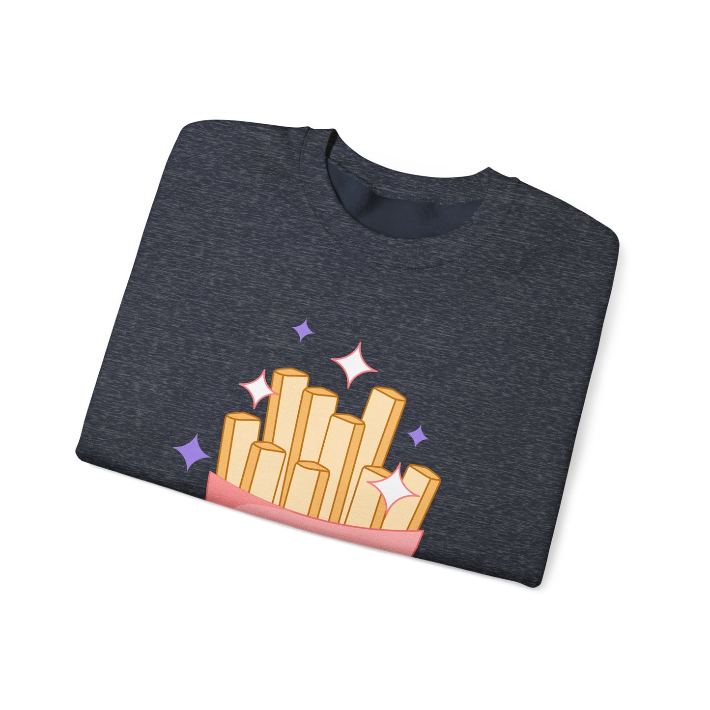 Funny Foodie Crewneck Sweatshirt - 'Foods Before Dudes'