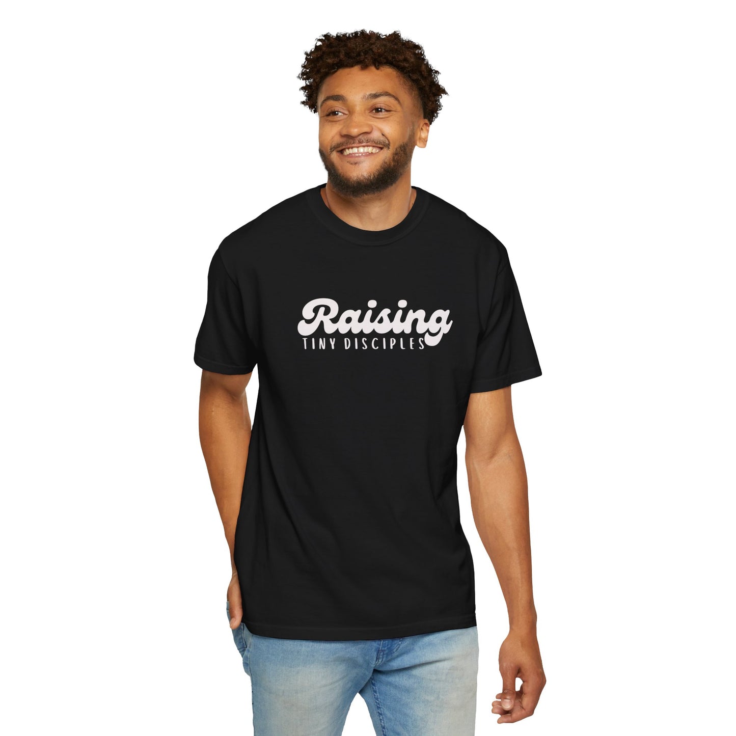 Unisex Inspirational T-Shirt for Parents, Raising Tiny Disciples Tee, Family Gathering Wear, Gift for Moms & Dads, Casual Outfit, Baby [...]