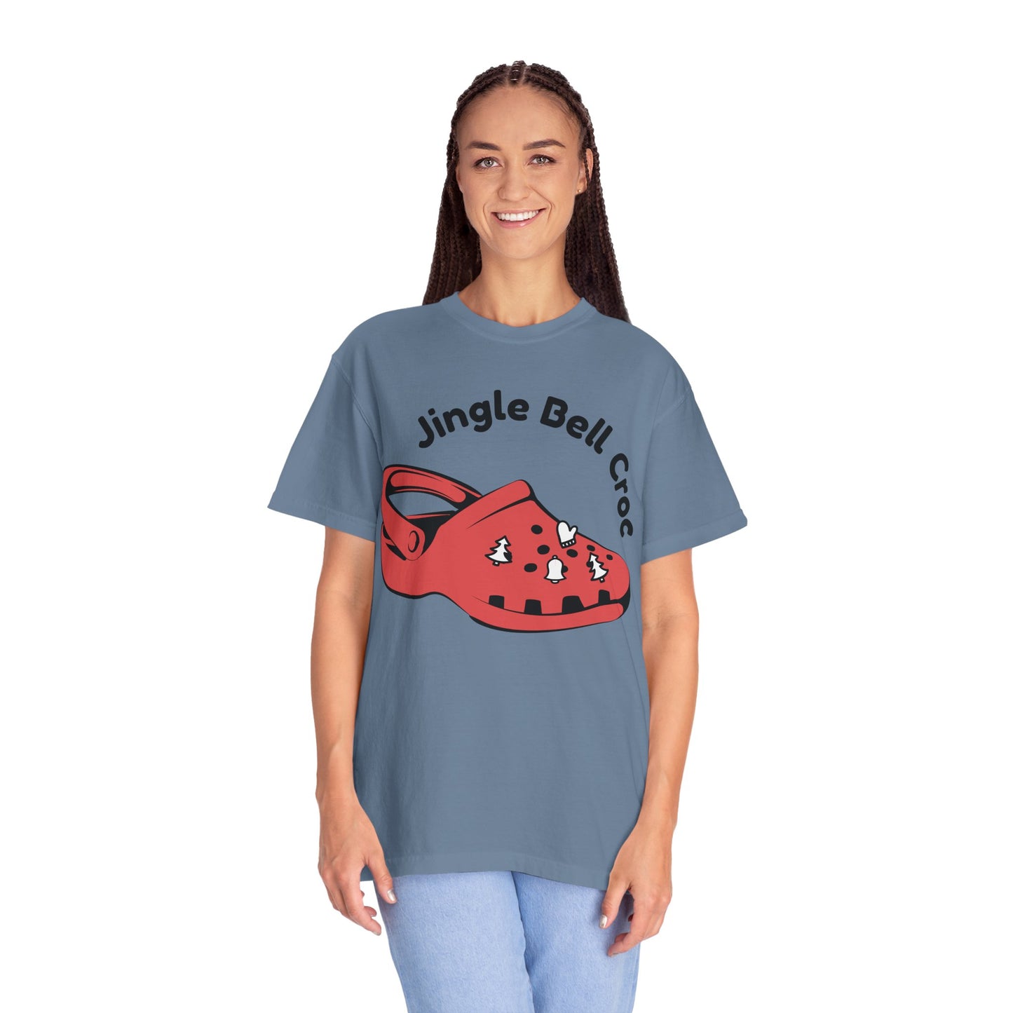 Jingle Bell Croc T-Shirt - Fun Holiday Graphic Tee