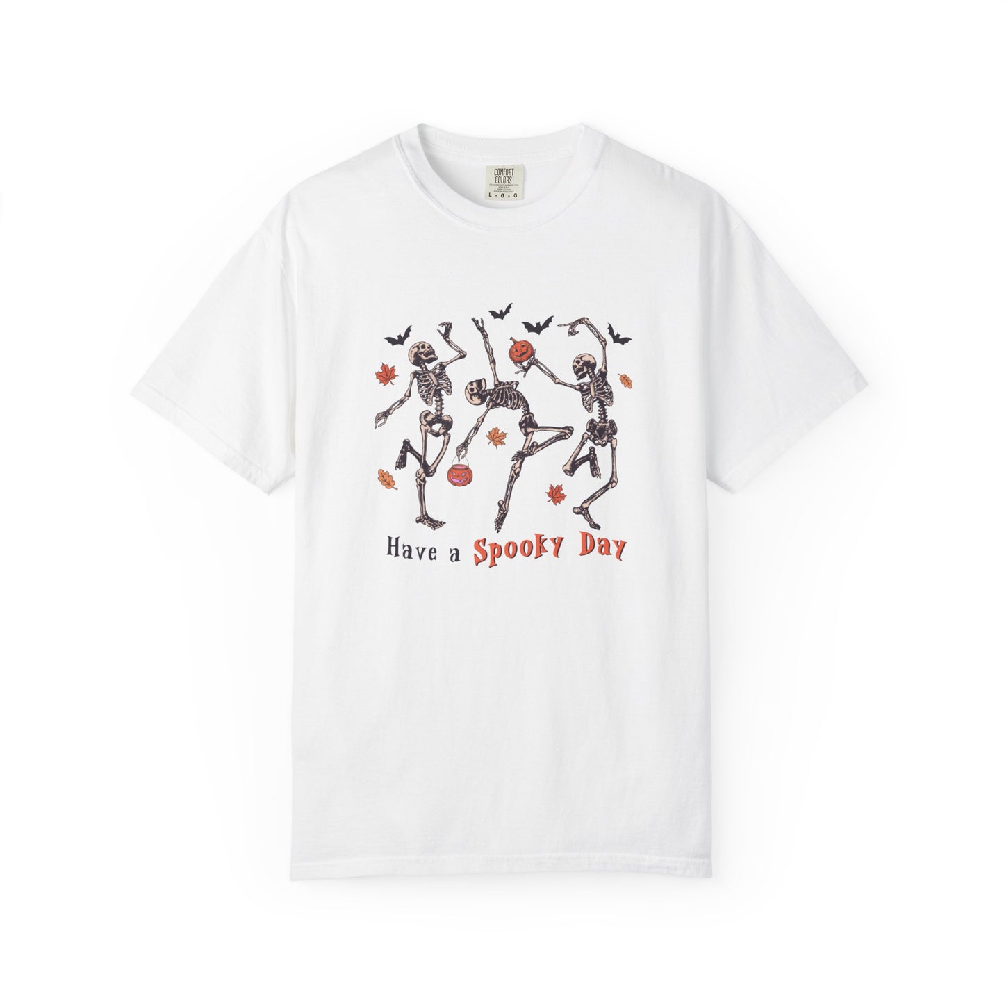 Spooky Skeleton Dance T-Shirt, | Have a Spooky Day | Halloween Costume, Unisex Tee, Casual Wear, Fun Seasonal Gift, Festive Apparel