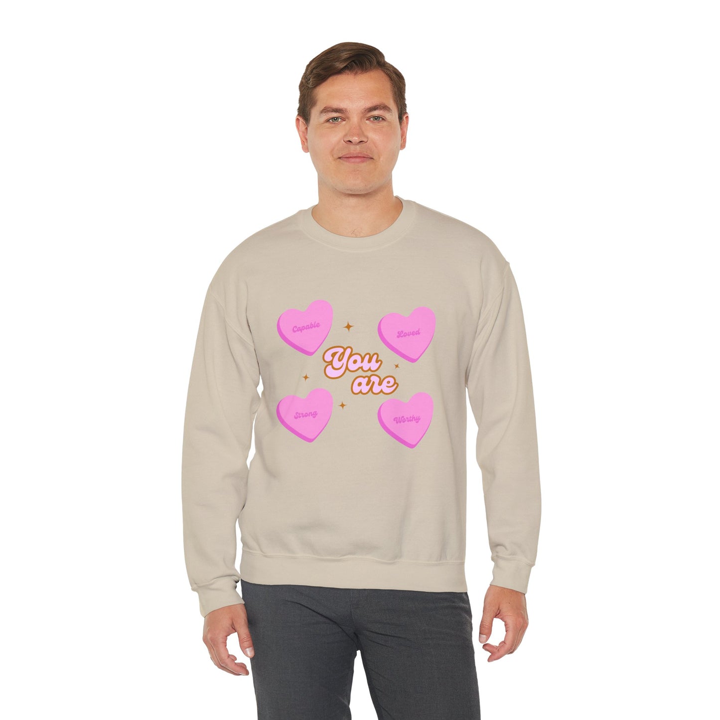 You Are Loved Unisex Heavy Blend™ Crewneck Sweatshirt