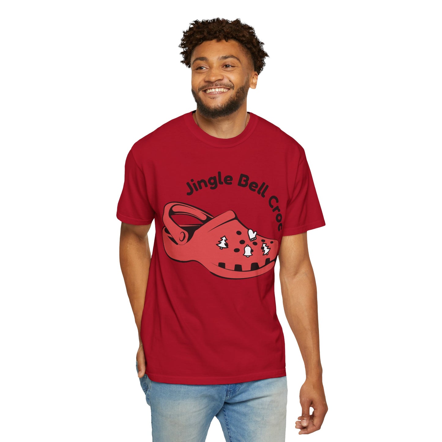 Jingle Bell Croc T-Shirt - Fun Holiday Graphic Tee
