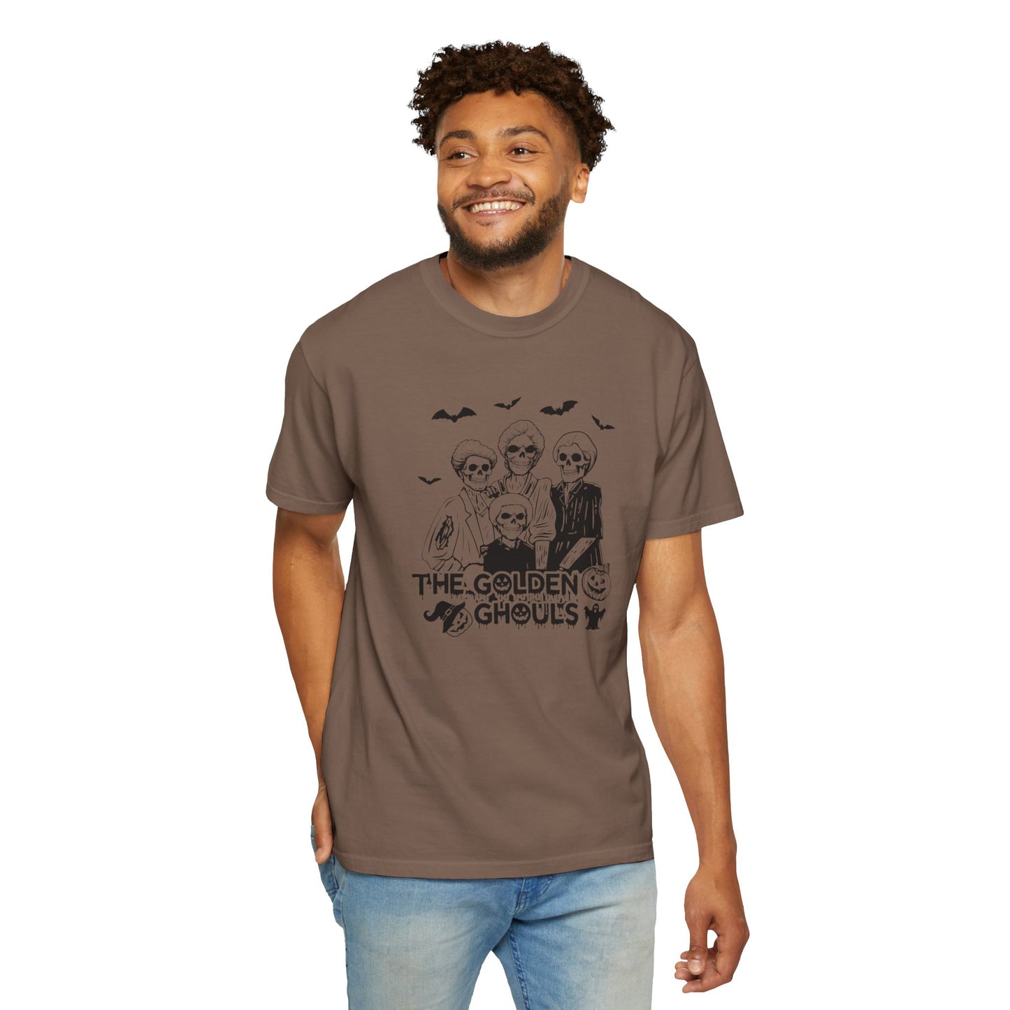 Halloween Graphic Tee, The Golden Ghouls Shirt, Spooky Unisex T-shirt, Fall Fashion, Halloween Costume Top