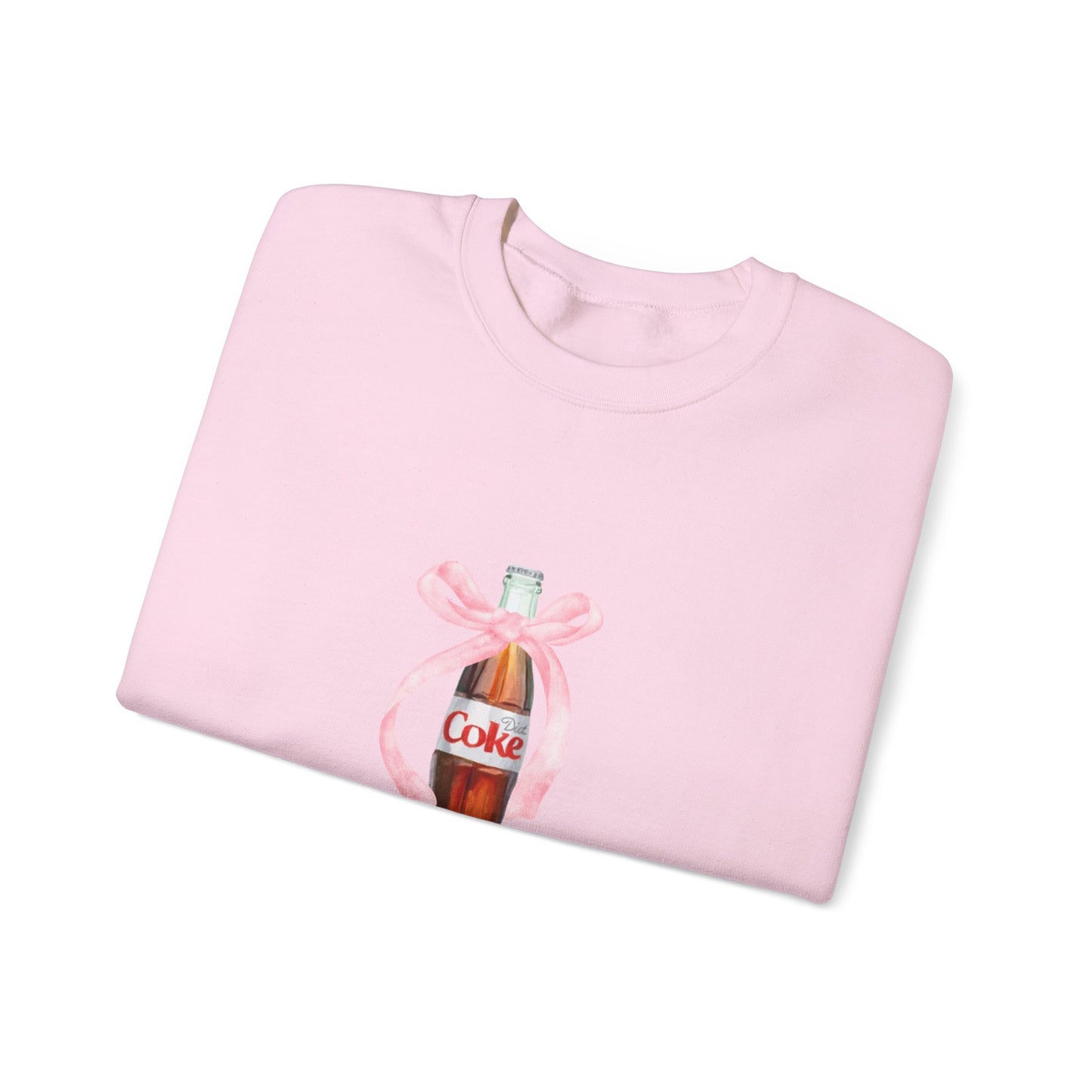 Diet Coke Ribbon Unisex Crewneck Sweatshirt - Cozy Vintage Soda Style