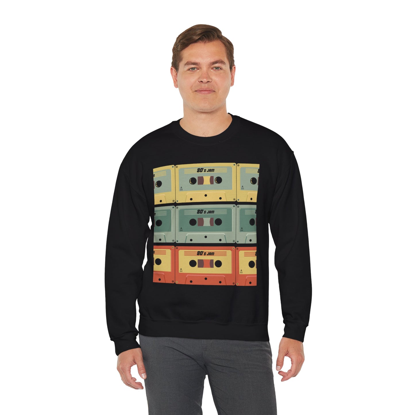 Vintage Cassette Tape Unisex Heavy Blend™ Crewneck Sweatshirt