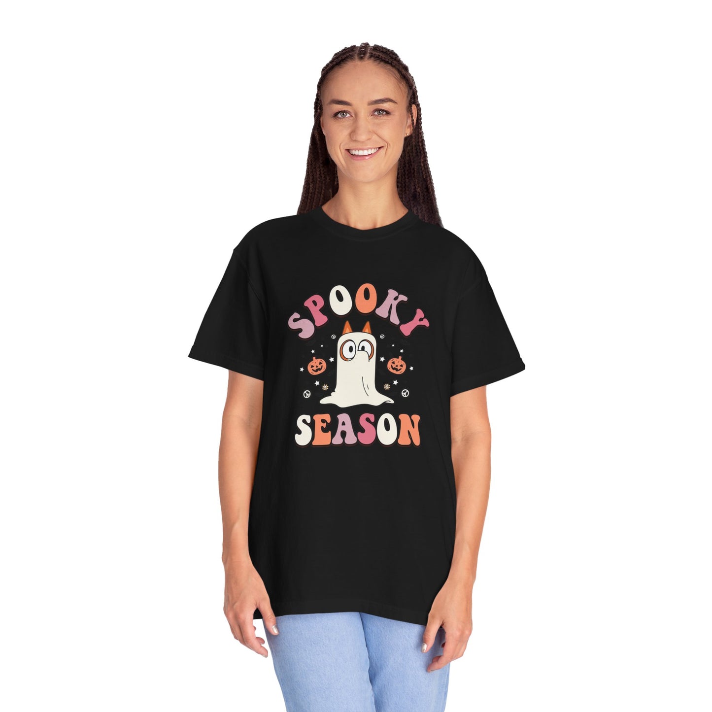 Spooky Season T-Shirt, Unisex Halloween Shirt, Cute Ghost Tee, Fall Fashion, Casual Wear for Halloween Parties