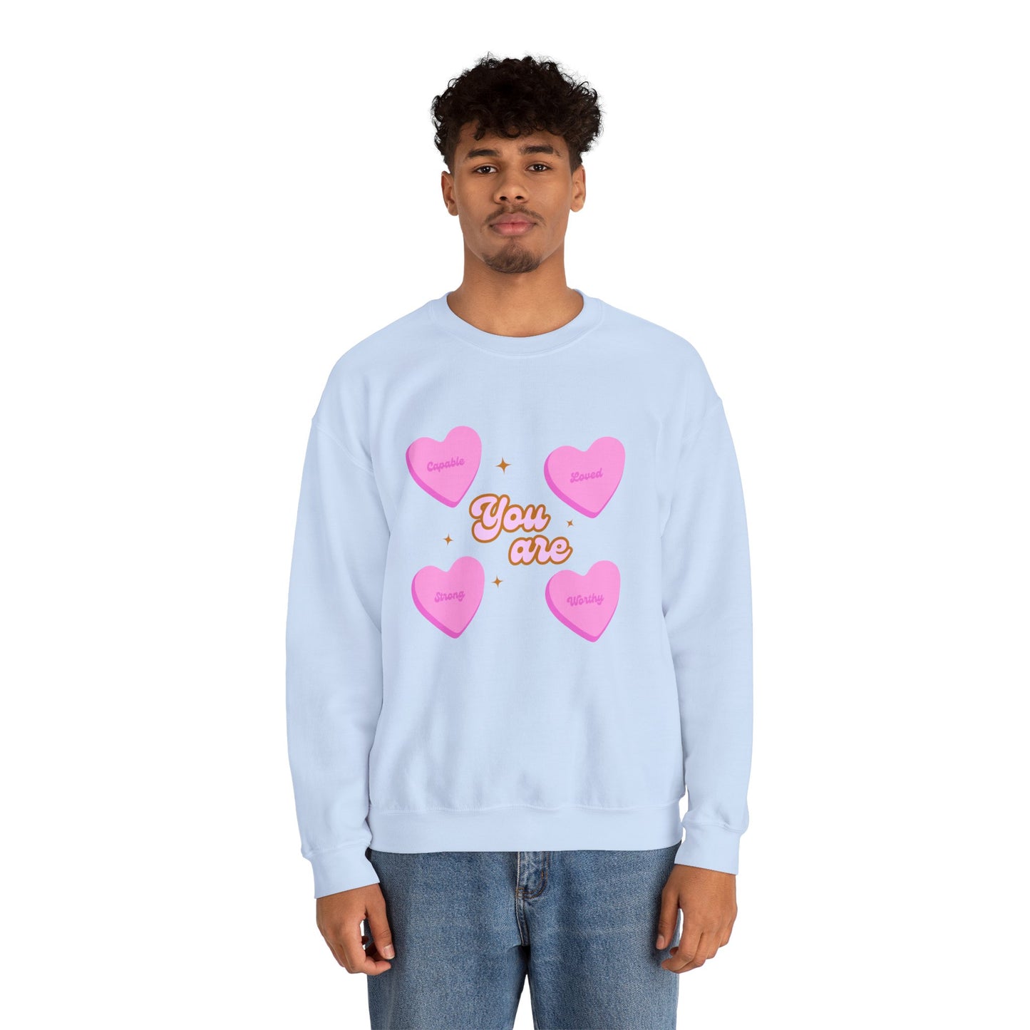 You Are Loved Unisex Heavy Blend™ Crewneck Sweatshirt