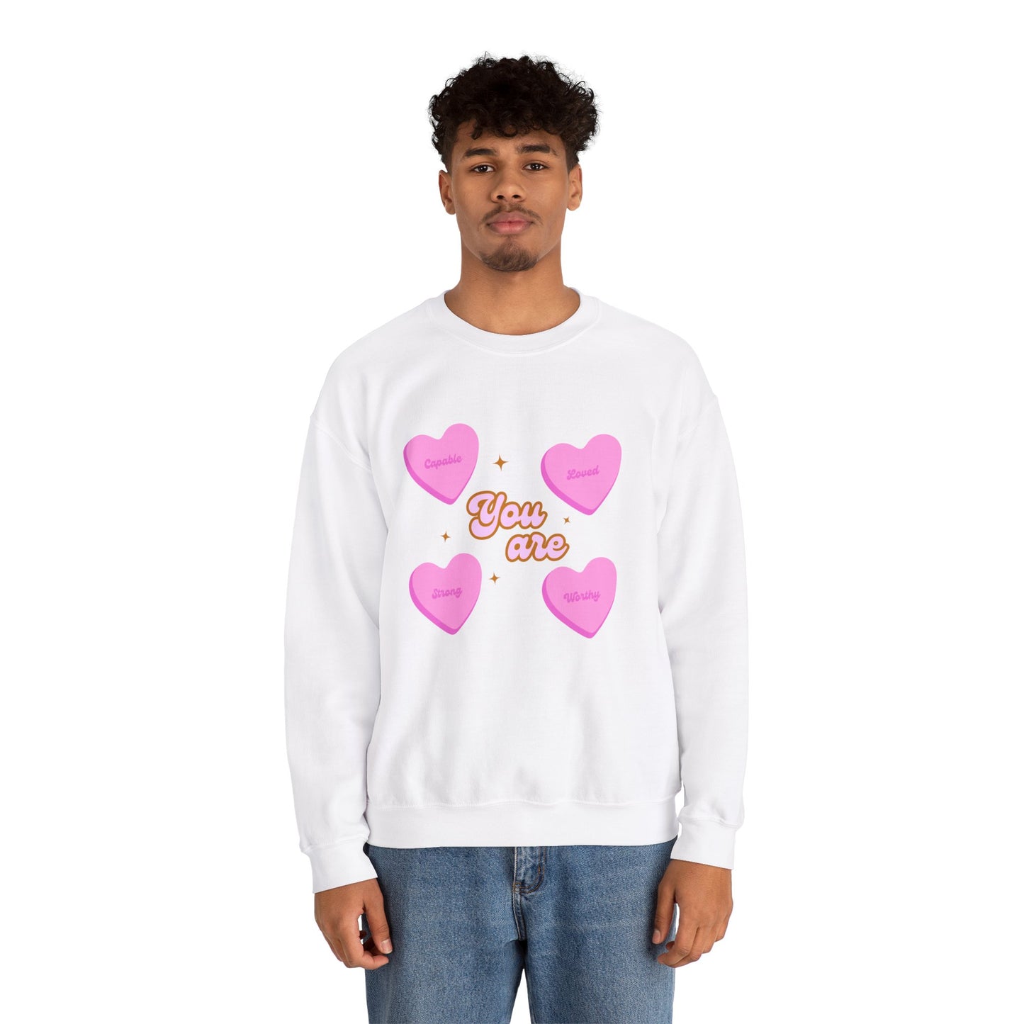 You Are Loved Unisex Heavy Blend™ Crewneck Sweatshirt