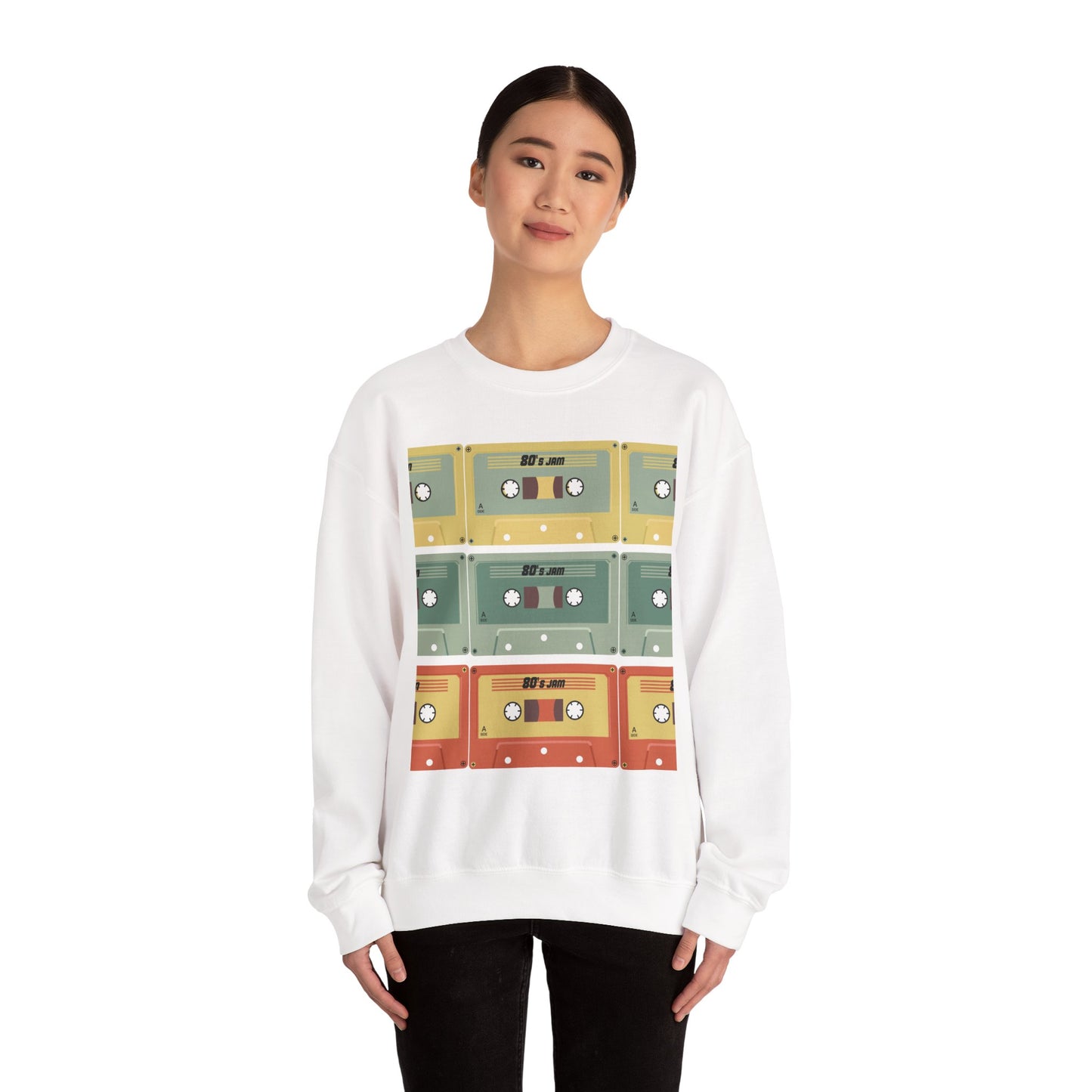 Vintage Cassette Tape Unisex Heavy Blend™ Crewneck Sweatshirt