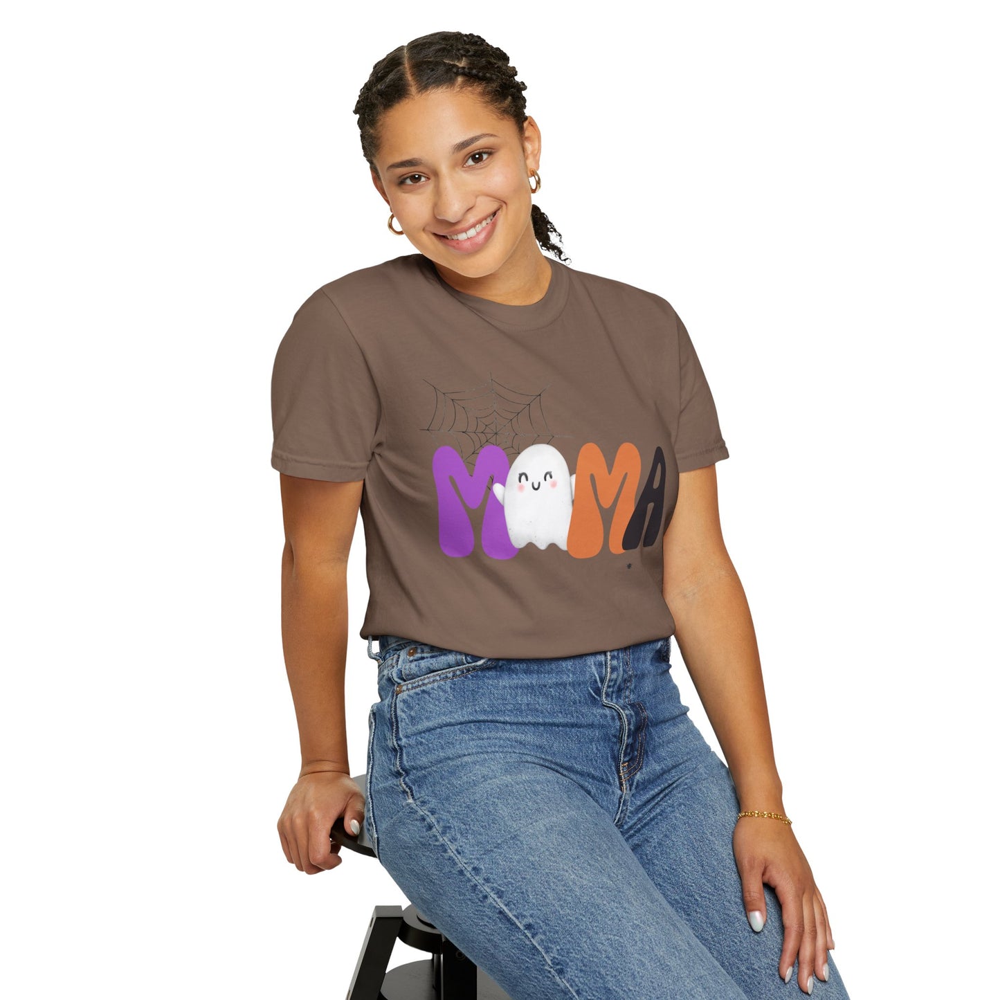 Ghost Mama Tee Spiderweb