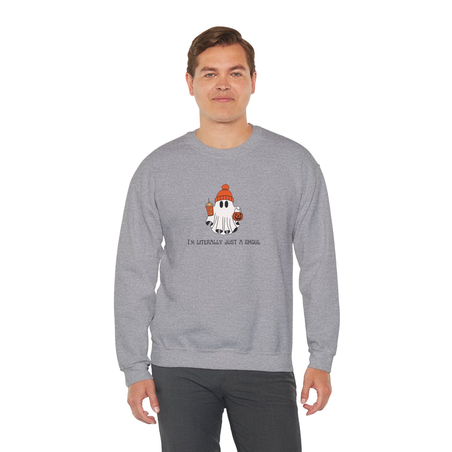 I'm Literally Just a Ghoul - Coffee - Sweatshirt