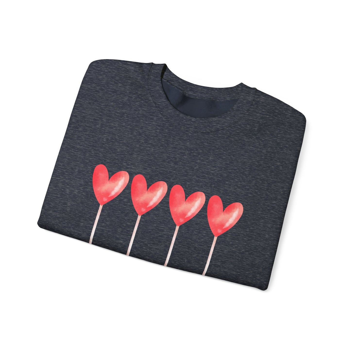 Love Hearts Crewneck Sweatshirt - Unisex Heavy Blend™