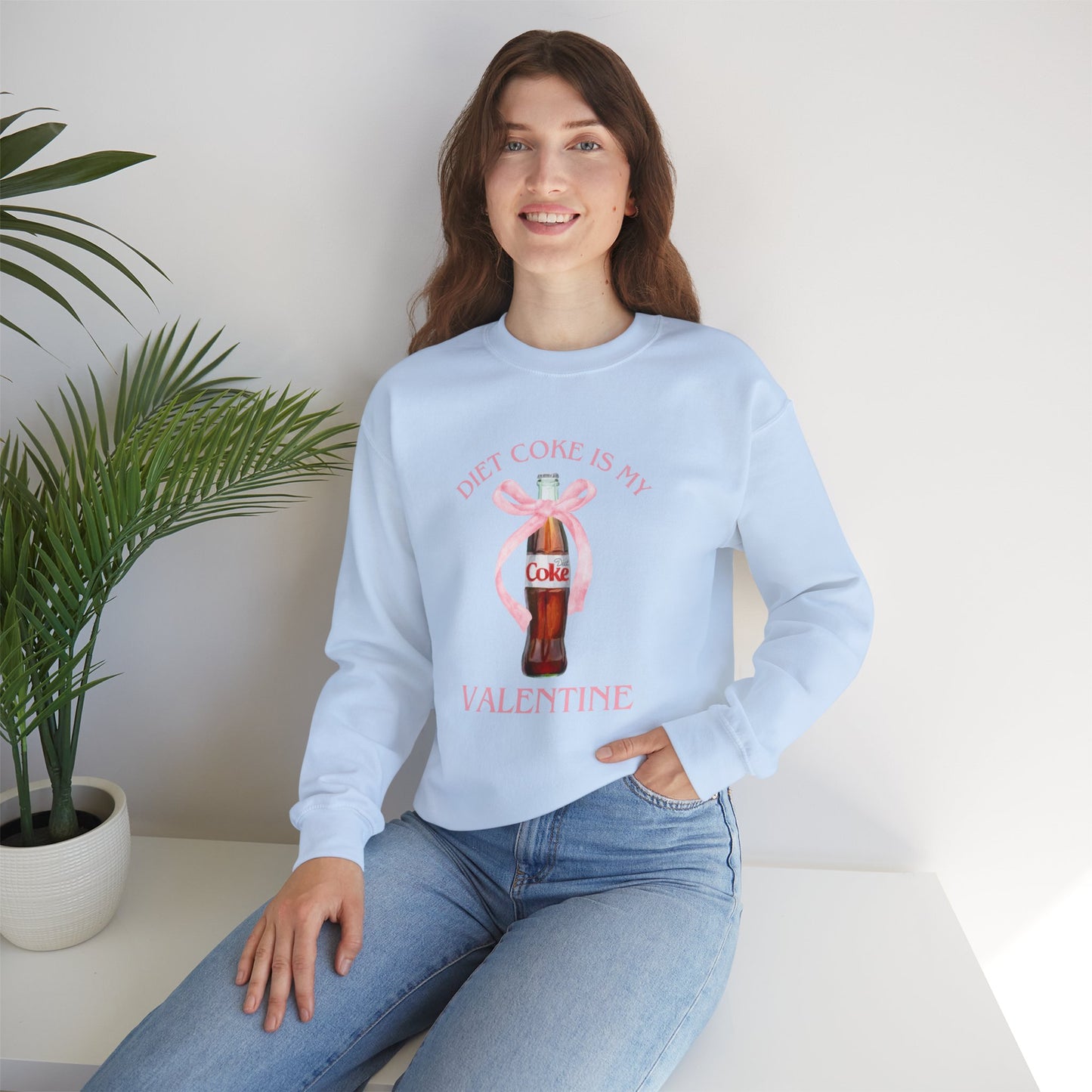 Diet Coke Valentine's Day Sweatshirt - Unisex Heavy Blend Crewneck