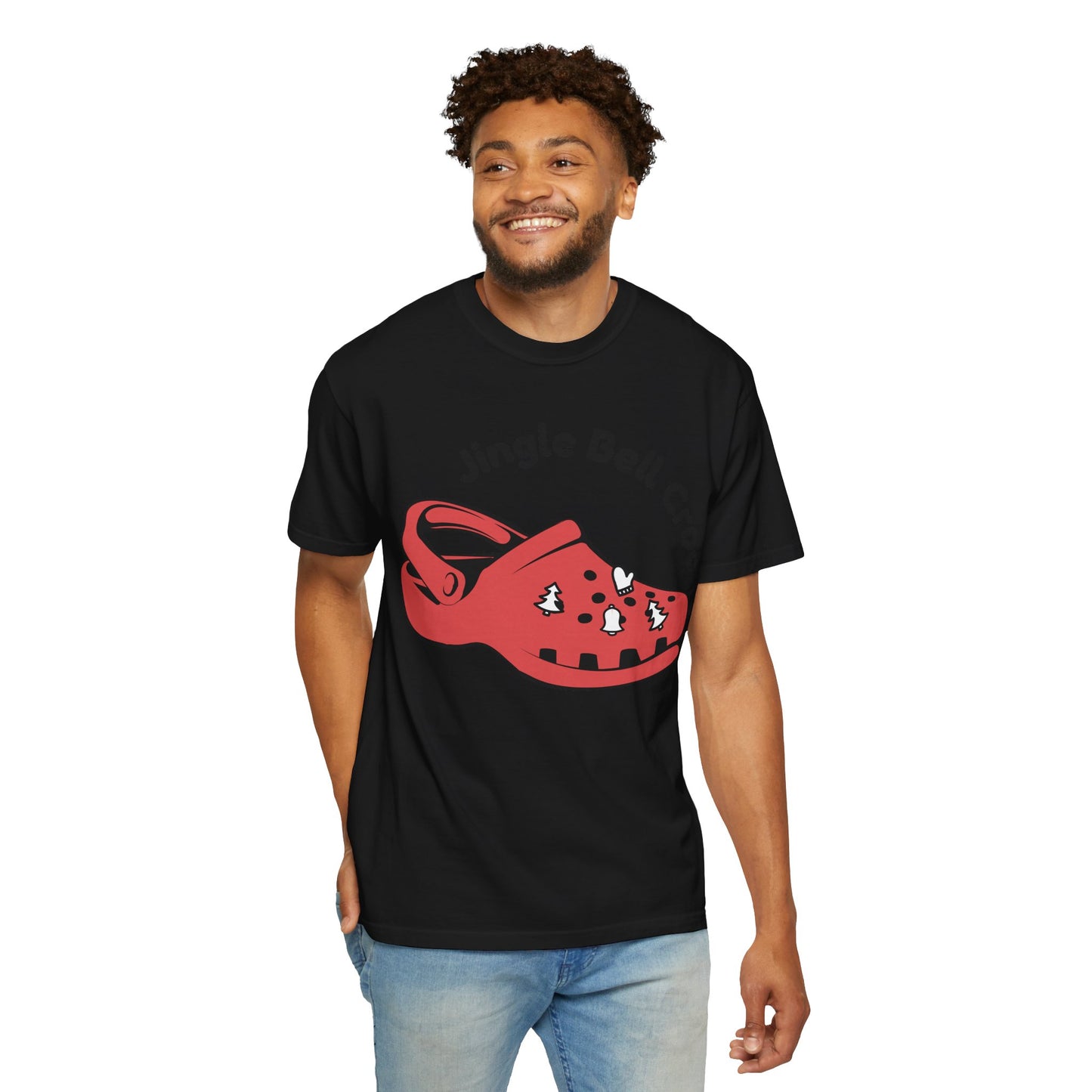 Jingle Bell Croc T-Shirt - Fun Holiday Graphic Tee