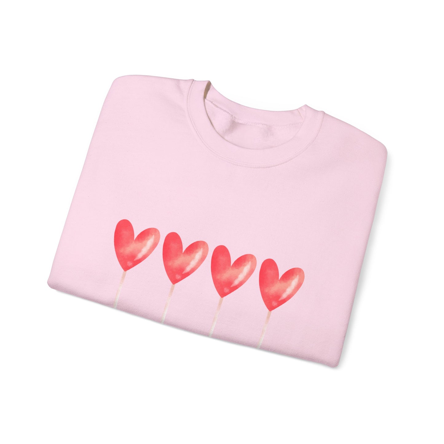 Love Hearts Crewneck Sweatshirt - Unisex Heavy Blend™