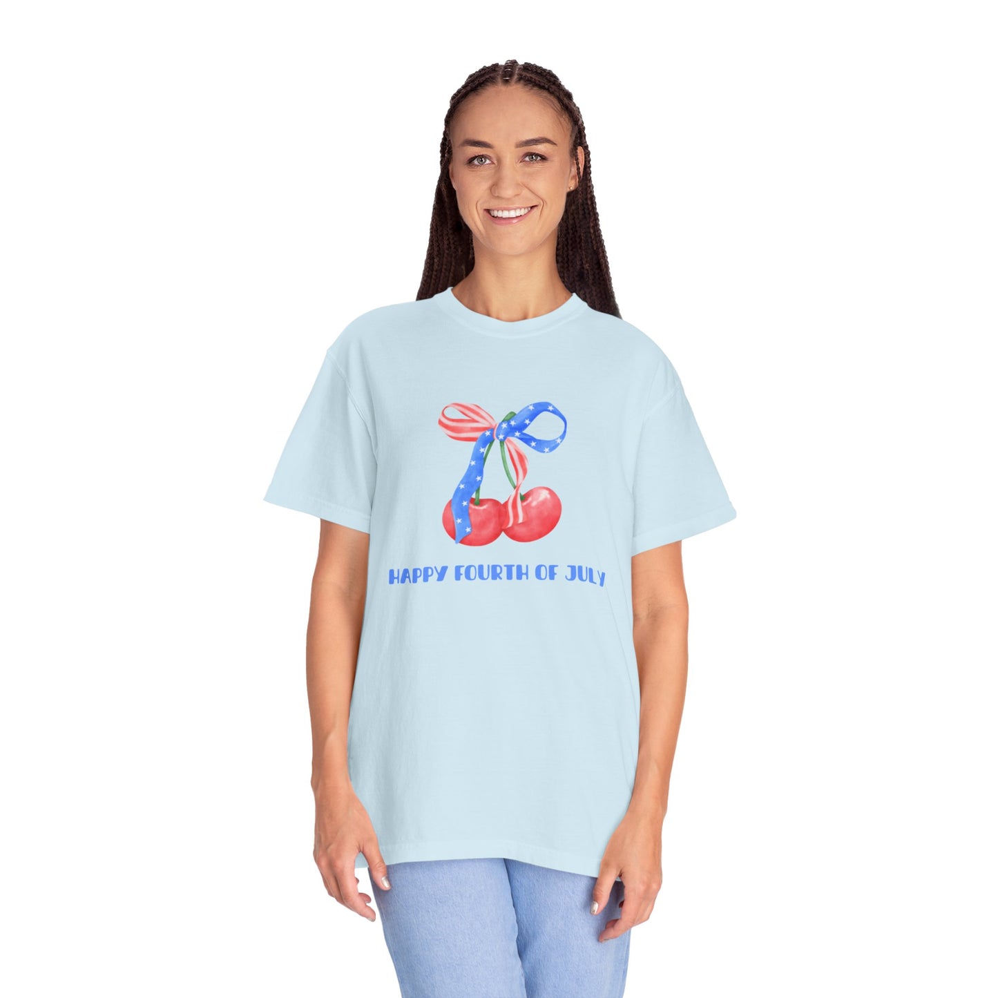 Happy Fourth of July Cherries Unisex Tee