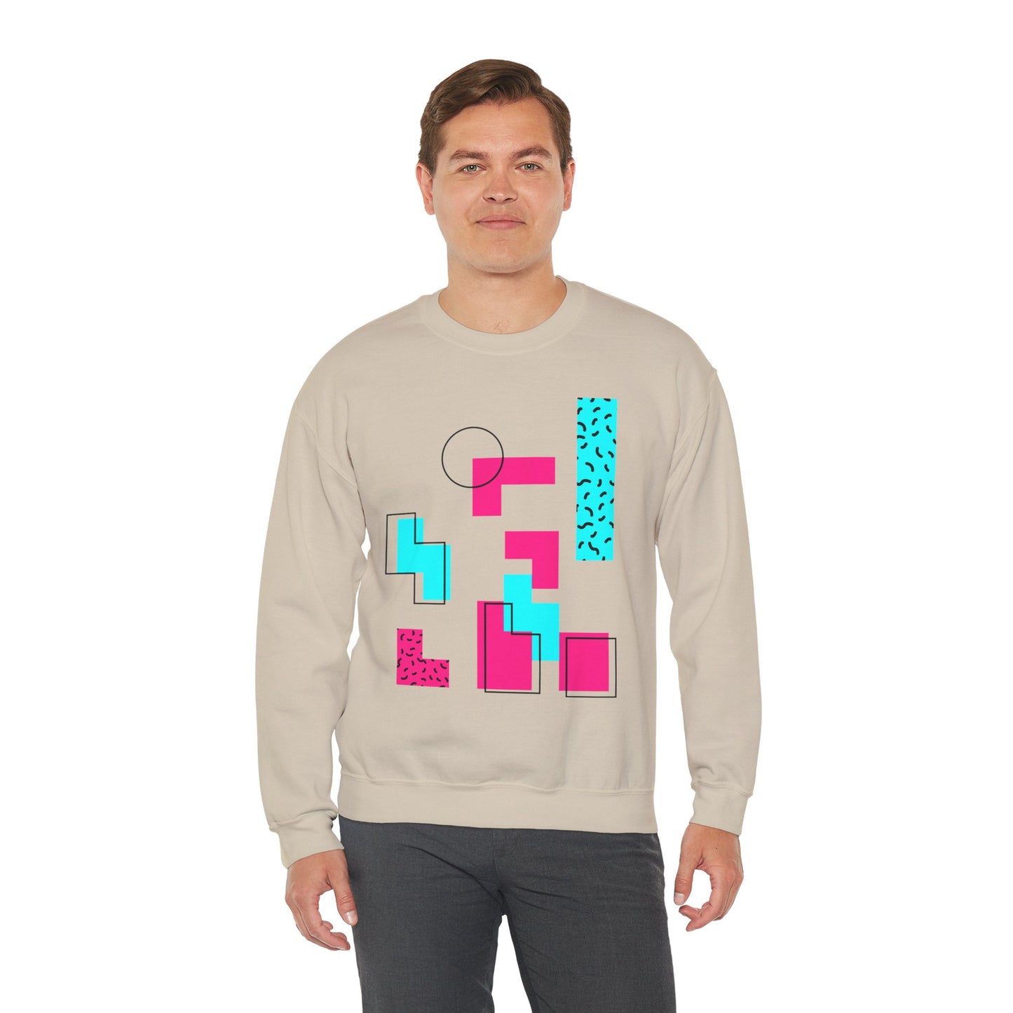 Geometric Pop Art Sweatshirt - Unisex Heavy Blend™