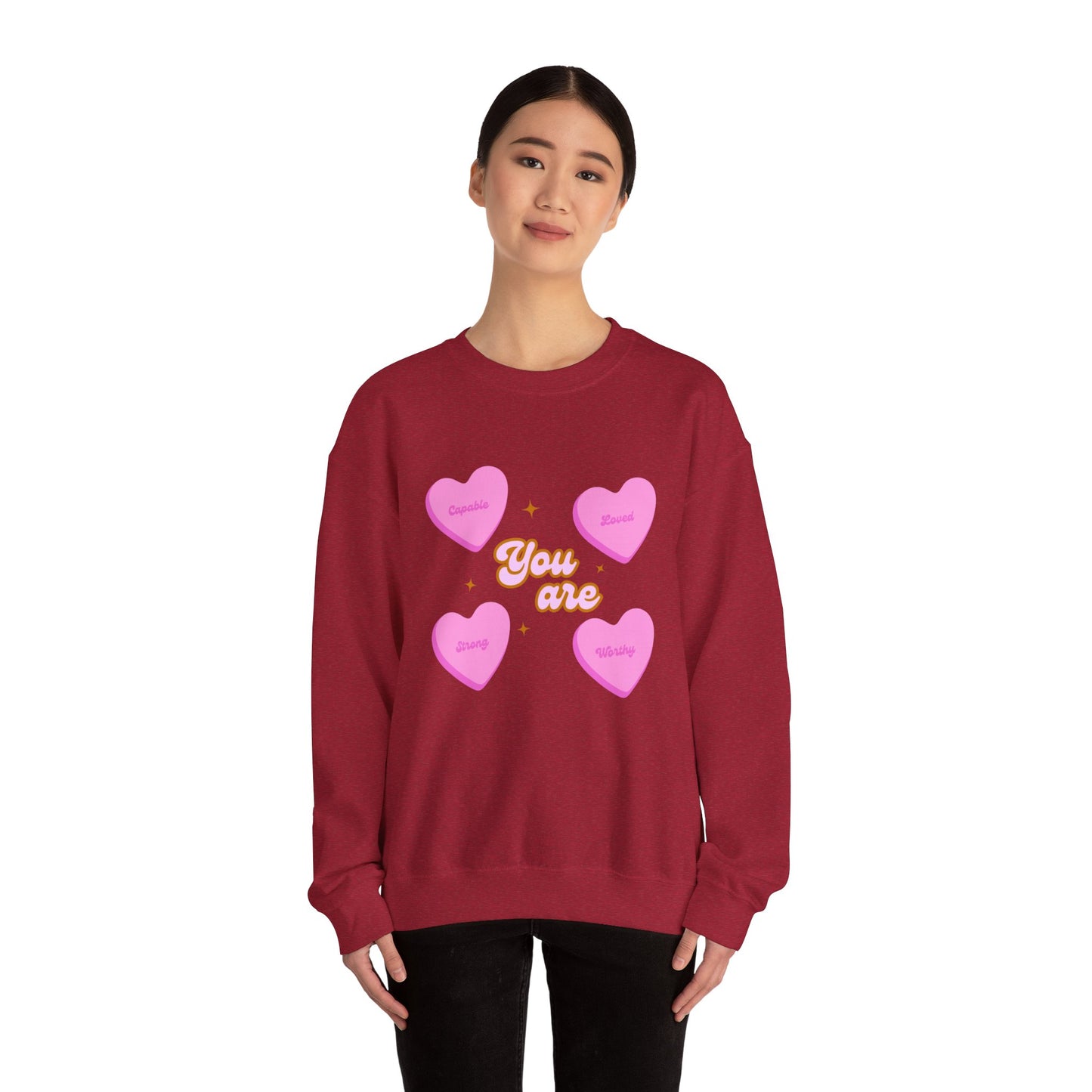 You Are Loved Unisex Heavy Blend™ Crewneck Sweatshirt