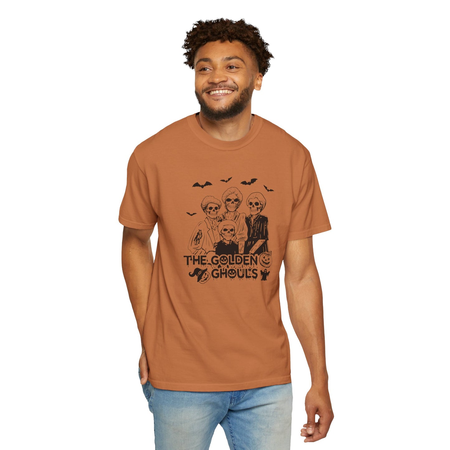 Halloween Graphic Tee, The Golden Ghouls Shirt, Spooky Unisex T-shirt, Fall Fashion, Halloween Costume Top