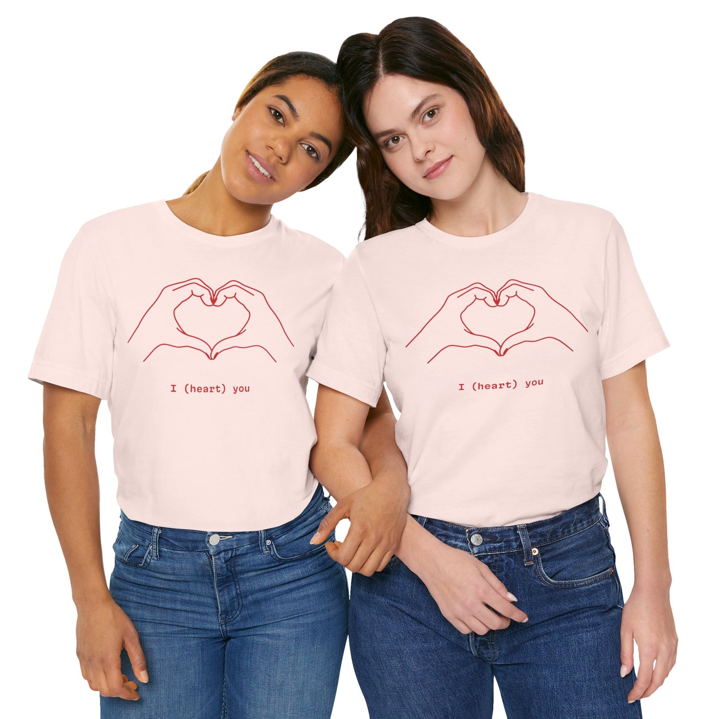 I (Heart) You Unisex Jersey Tee - Perfect Love Gift for Any Occasion