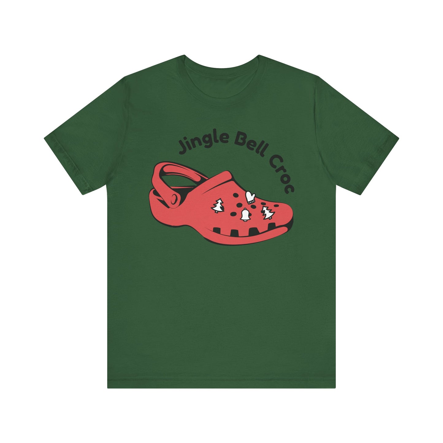 Jingle Bell Croc T-Shirt - Fun Holiday Graphic Tee