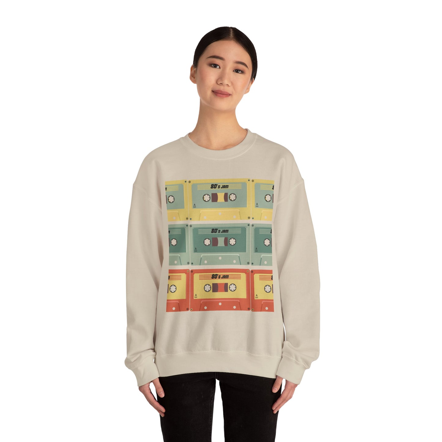 Vintage Cassette Tape Unisex Heavy Blend™ Crewneck Sweatshirt