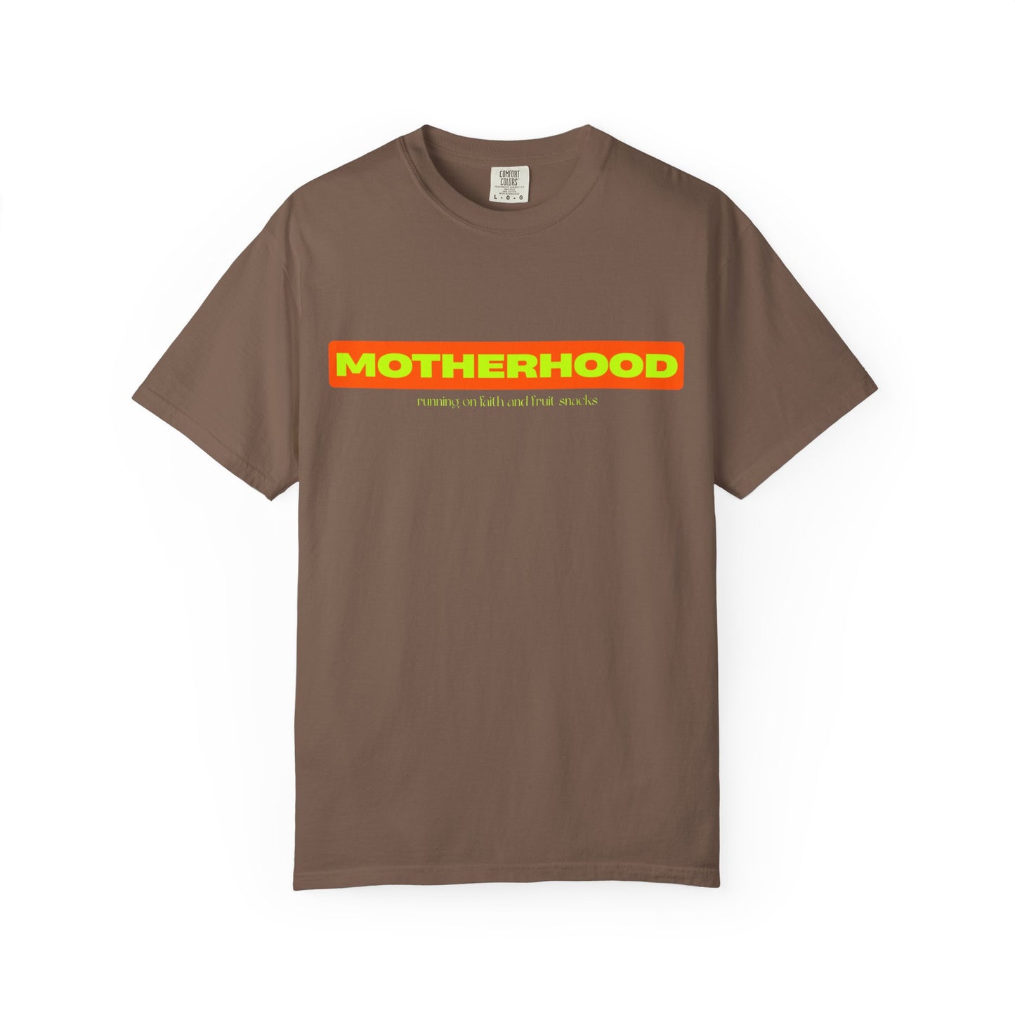 Running on Faith and Fruit Snacks Motherhood Unisex T-shirt, Perfect Gift for Moms, Cute Casual Wear, Mother's Day, Baby Shower, Maternity Style