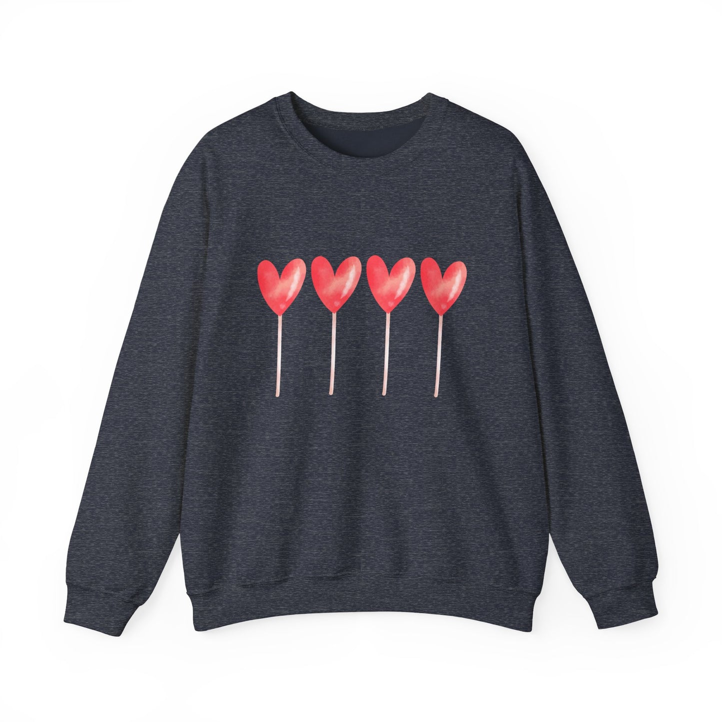 Love Hearts Crewneck Sweatshirt - Unisex Heavy Blend™