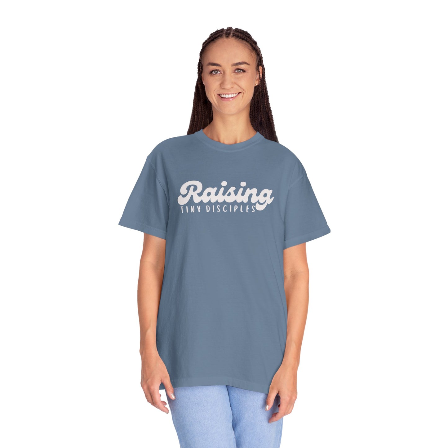 Unisex Inspirational T-Shirt for Parents, Raising Tiny Disciples Tee, Family Gathering Wear, Gift for Moms & Dads, Casual Outfit, Baby [...]