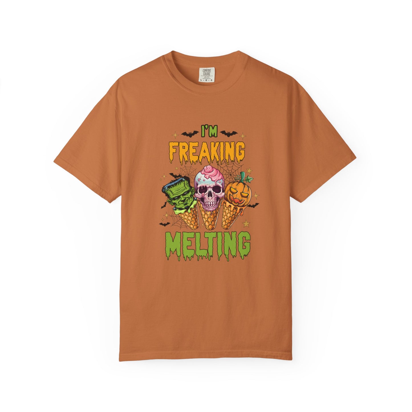 Halloween Ice Cream T-Shirt | I'm Freaking Melting | Fun Graphic Tee, Spooky Apparel, Unisex Shirt, Fall Fashion, Trick-or-Treat Shirt, Party Outfit