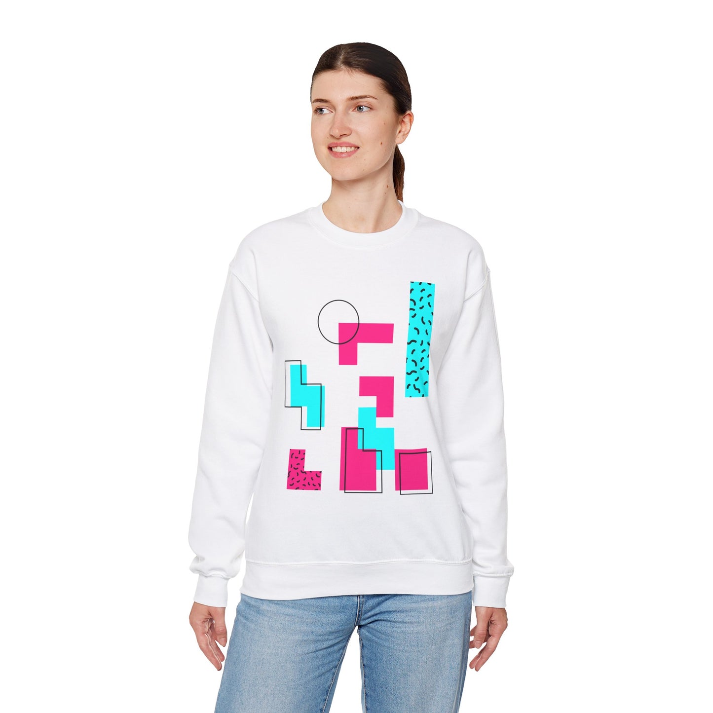 Geometric Pop Art Sweatshirt - Unisex Heavy Blend™