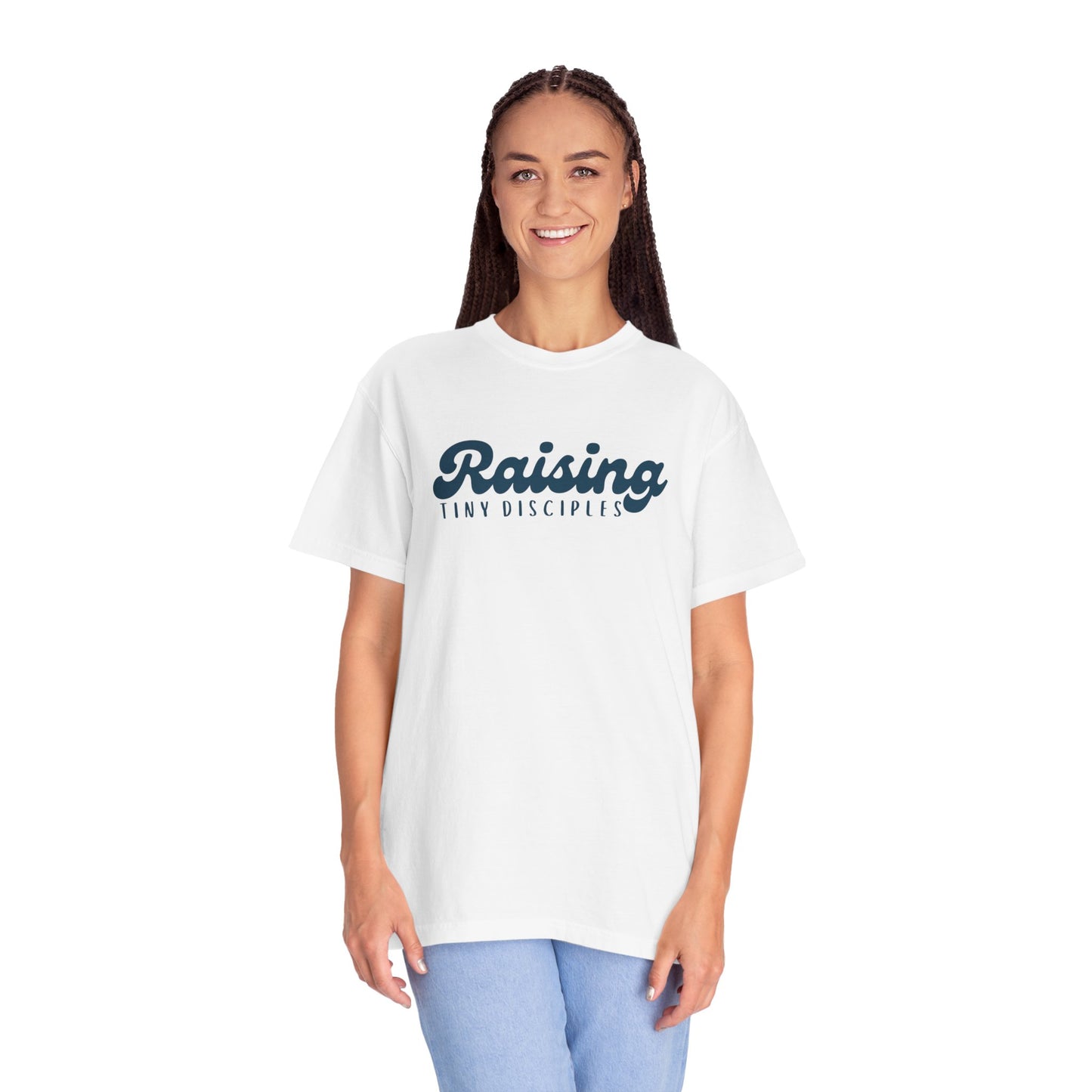 Unisex Inspirational T-Shirt for Parents, Raising Tiny Disciples Tee, Family Gathering Wear, Gift for Moms & Dads, Casual Outfit, Baby [...]