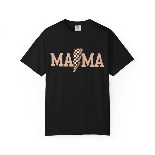 Mama Lightning Bolt T-Shirt, Unisex Tee for Moms, Casual Wear, Gift for Mother's Day, Fun Graphic Shirt