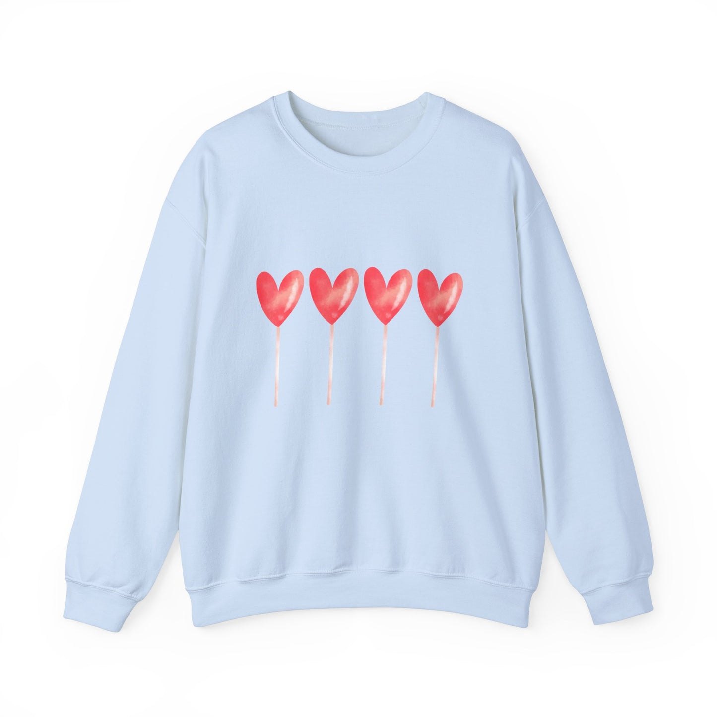 Love Hearts Crewneck Sweatshirt - Unisex Heavy Blend™