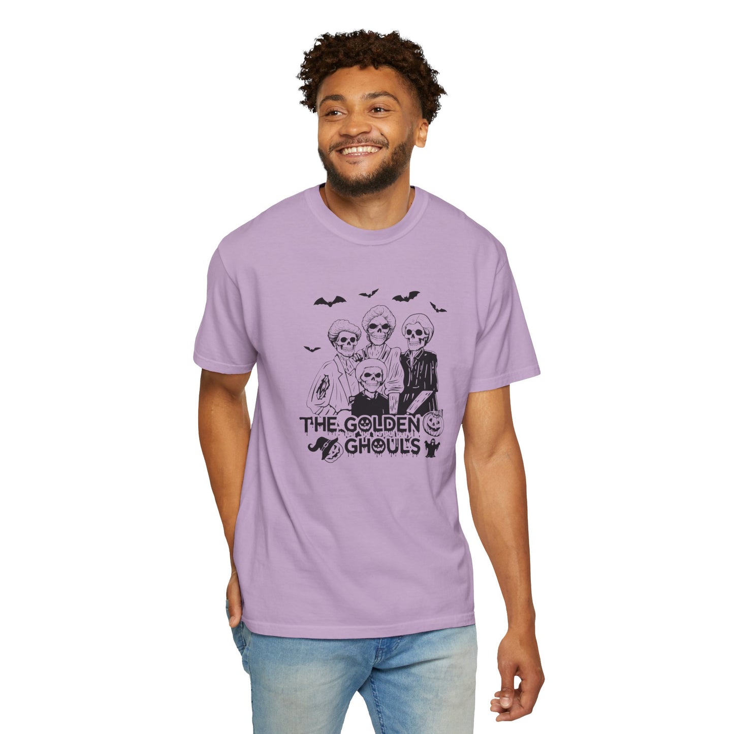 Halloween Graphic Tee, The Golden Ghouls Shirt, Spooky Unisex T-shirt, Fall Fashion, Halloween Costume Top