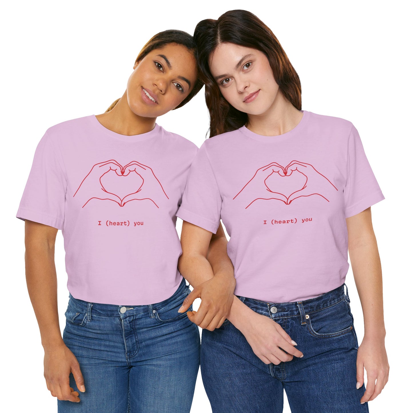 I (Heart) You Unisex Jersey Tee - Perfect Love Gift for Any Occasion