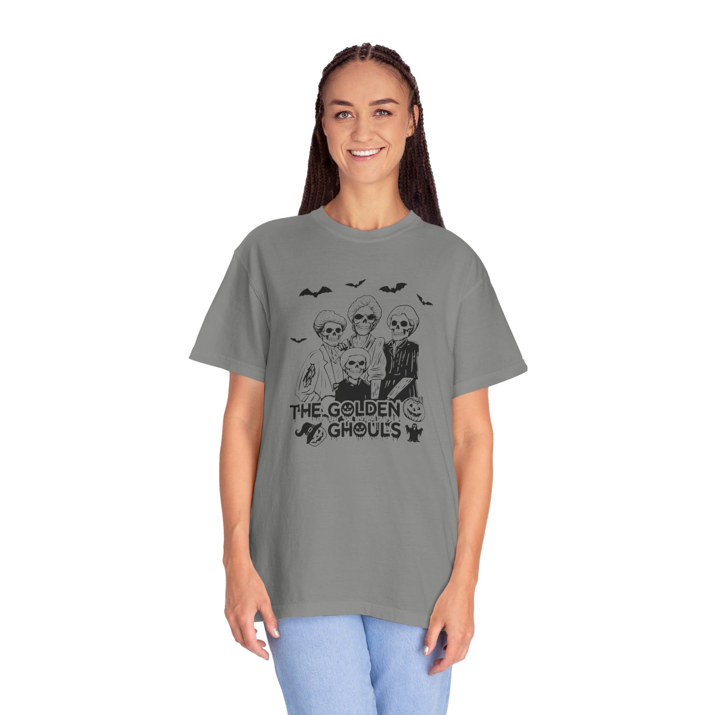 Halloween Graphic Tee, The Golden Ghouls Shirt, Spooky Unisex T-shirt, Fall Fashion, Halloween Costume Top