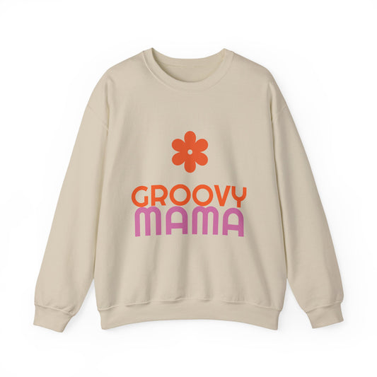 Groovy Mama Crewneck Sweatshirt - Unisex Heavy Blend™